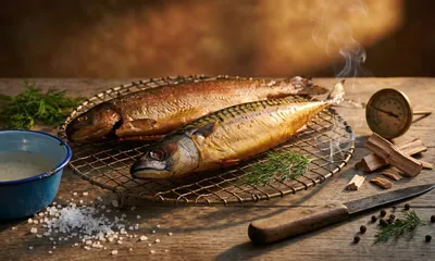 Wędzenie ryb krok po kroku — solanka, temperatura, drewno